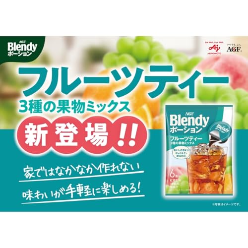 AGF Blendy Potion Fruit Tea 3 Mix 6 Pieces ConcentratedFruit
