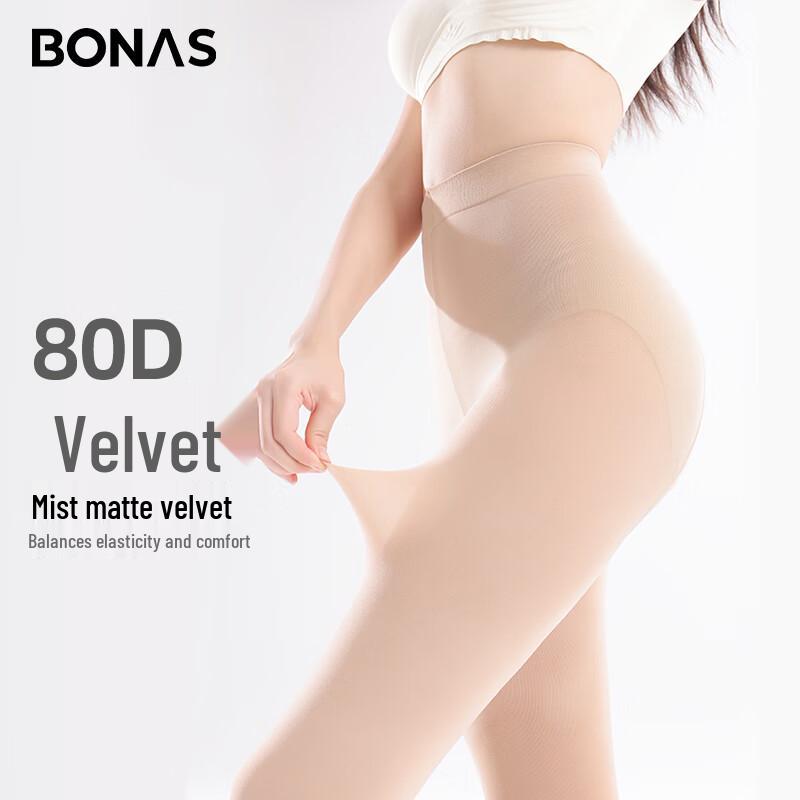 BONAS Women's 80D Illusion Warm Pantyhose