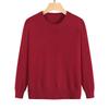 New Autumn Style Middle-aged Mother Wears Bottoming Pullover Elderly Grandma Sweater Top