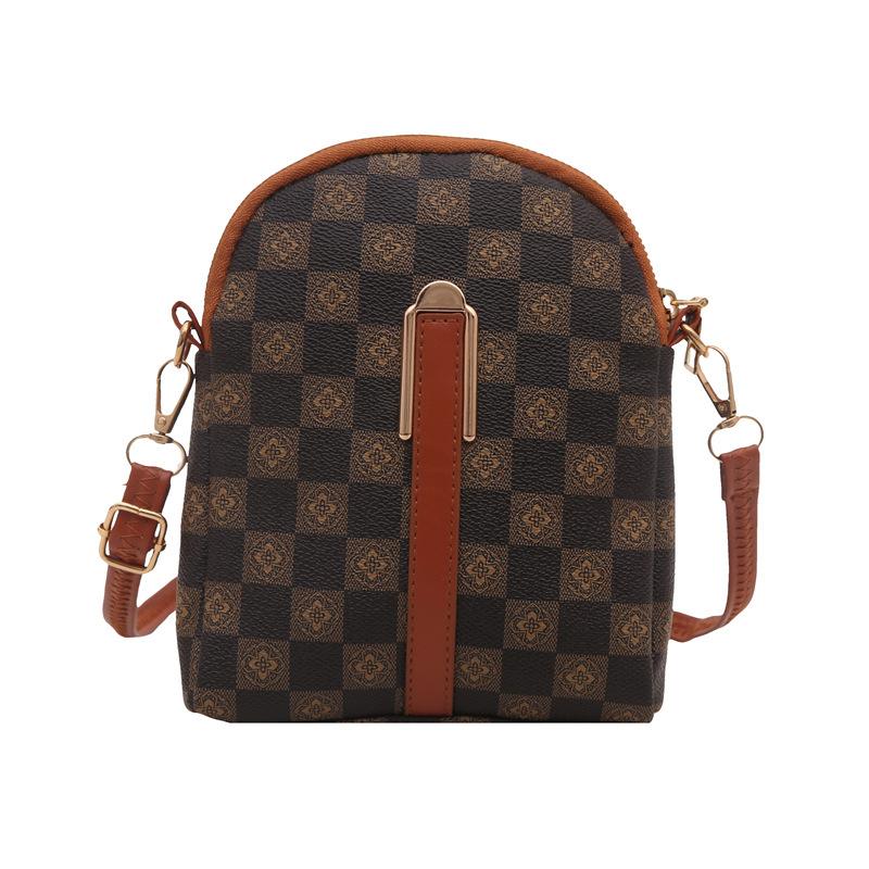 

Модная сумка кроссбоди, новый нишевый дизайн, маленькая квадратная сумка, темпераментный принт, кошелек для мобильного телефона и монет, легкая наплечная сумка