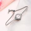 Montre-Bracelet Pleine de Diamants pour Femme Montre Bijou à Cordon Coulissant Niche Luxe Léger Montre à Quartz pour Femme