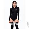3MM Neopren Neoprenanzug Damen Einteiler Langarm Bikini Schlanker Badeanzug Damen Surfanzug