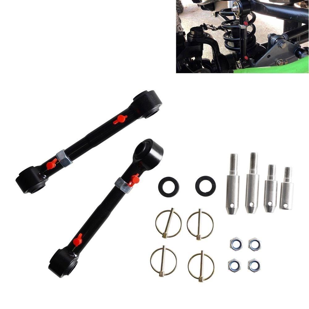 Front Sway Bar Links Disconnects For Jeep Wrangler JK JKS 2/4 Doors 2007-2018 Adjustable Quick Disconnect Parts 2.5-6" Lifts 