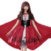 [Milky Time] Women's Little Red Riding Hood Cosplay Costume with Cape for Christmas and Halloween