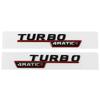 Hot 2025 3D ABS Car Fender Badge For Mercedes BENZ CLA45 GLA45 X156 A45 C117 X247 GLE53 Turbo AMG 4MATIC Emblem Logo Sticker Acc
