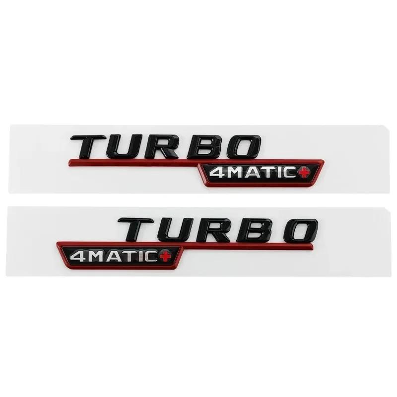 Hot 2025 3D ABS Car Fender Badge For Mercedes BENZ CLA45 GLA45 X156 A45 C117 X247 GLE53 Turbo AMG 4MATIC Emblem Logo Sticker Acc