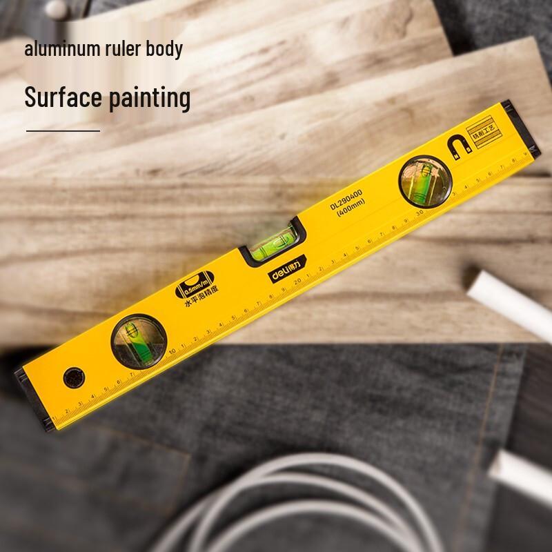 Deli 400mm High-Precision Spirit Level