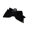OVLA Mini_classique Velvet Gold Edge Ribbon Hair Clip HC029