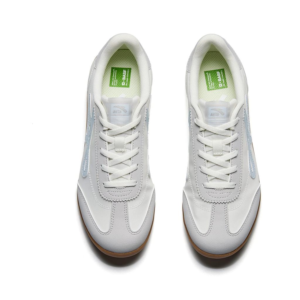Anta Classic Fashion Versatile Lightweight Durable Low-Top Lifestyle Casual Shoes Women sneaker White Blue Gray 922638840-4