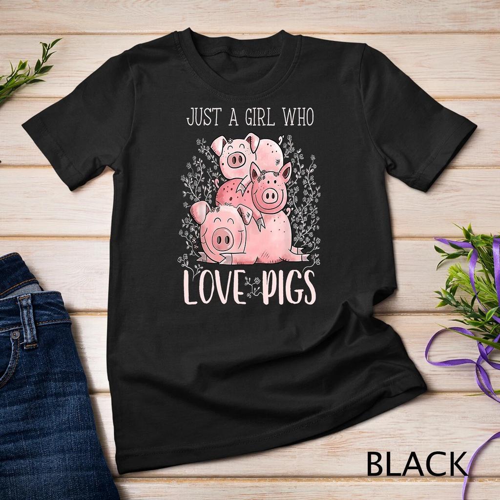 Just A Girl Who Loves Pigs for Pig Lover Unisex T-shirt 1