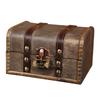 Personalized Retro Wooden Jewelry Box for Necklaces and Earrings - Decorative Storage and Gift Packaging