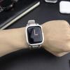 Silicone Strap+TPU Case for Apple Watch Band Ultra2 10 46mm 49mm 44mm 45mm Protector Cover Bracelet for IWatch Series 9 8 7 6 SE
