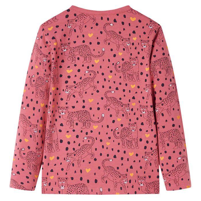 Children's Long-sleeved Pyjamas Old Pink 92/104/116/128/140