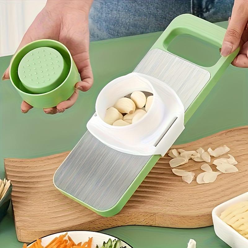 7pcs Multifunctional Stainless Steel Vegetable Cutter and Grater, Machine Replaces Manual Effort, Safe Without Hurting Hands