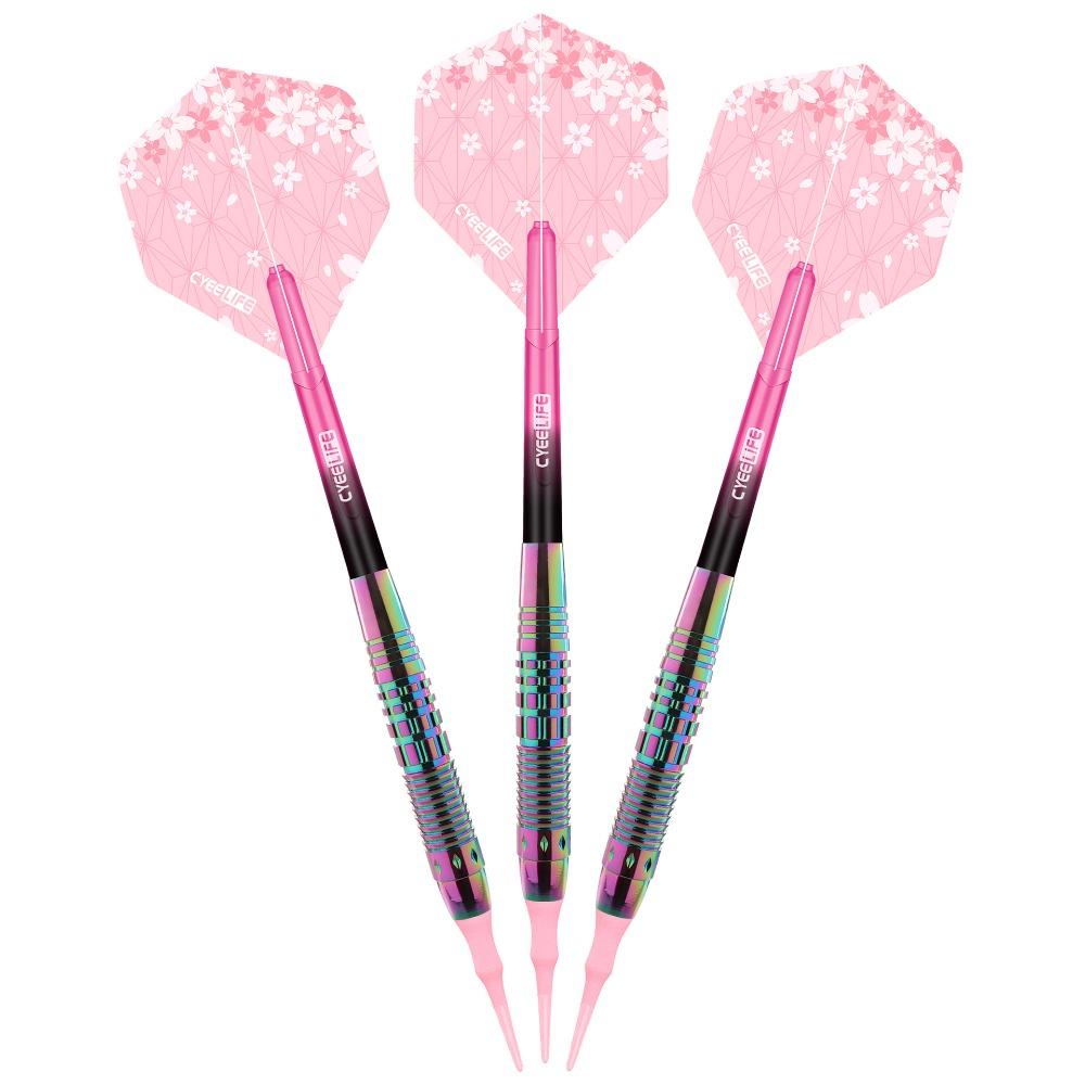 3er Dartset 18g Softdarts mit Köcher
