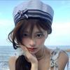 Japanese Women's Navy Hat Flip Brim Y2k Berets Fashion Bow Sailor Caps  Streetwear