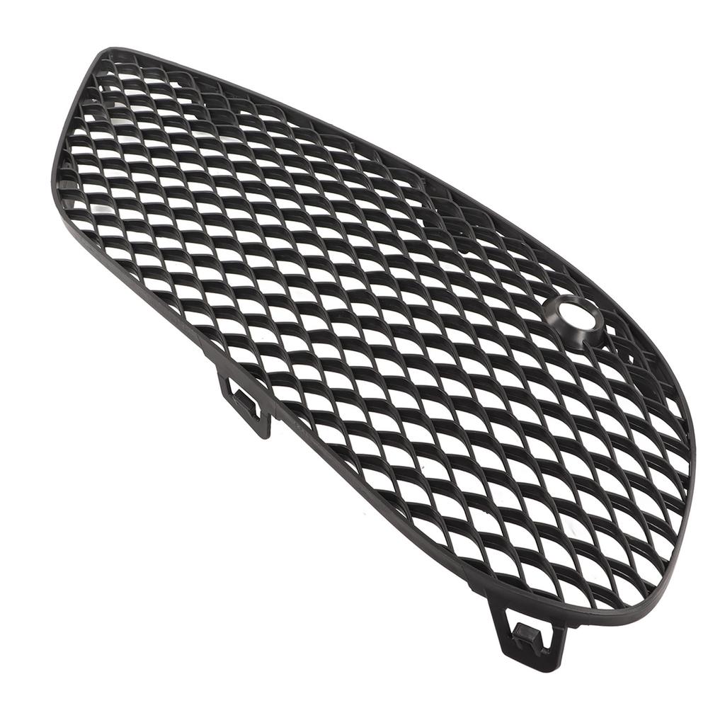Black Front Bumper Fog Light Grille Cover Fog Lamp Bezel Trim Replacement for Mercedes Benz C Class