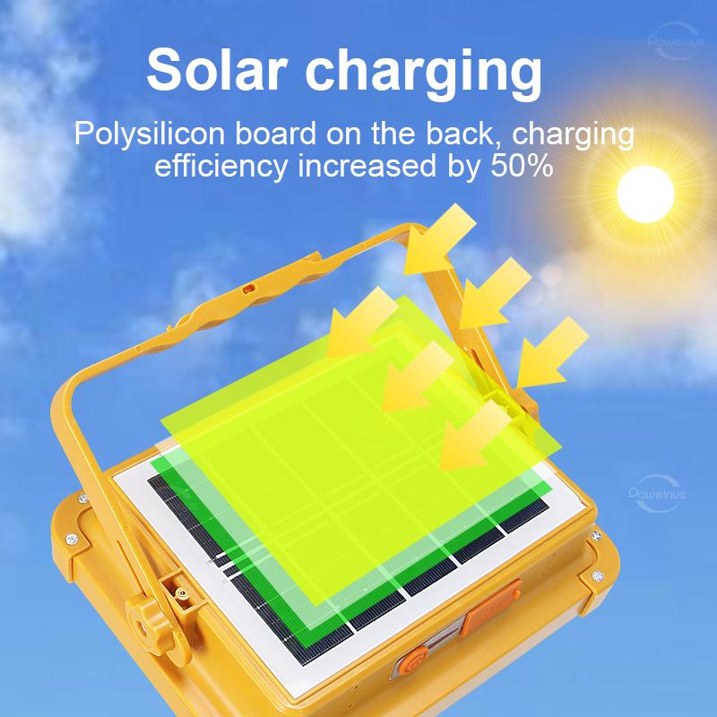 66000000LM Outdoor Solar Lamp Super Bright LED Solar Light External Solarlight Solar Hanging Lantern 20000mAh Rechargeable Light