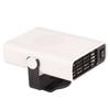 Car Heater 360 Degree Rotating Quick Heating Portable Cigarette Lighter Defogger Defroster for Truck 24V White