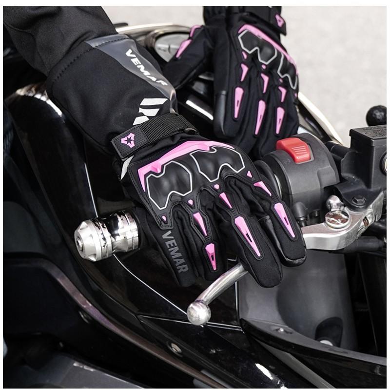 Winter Motorcycle Gloves Men Women Waterproof Windproof Thermal Insulated Anti-Slip Crash Protection Riding Gear