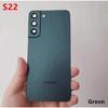 S908 Housing For Samsung Galaxy S22 Ultra Plus S901 S906 5G Battery Cover Glass Repair Back Door Rear + Logo Camera Lens