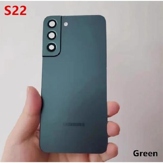 S908 Housing For Samsung Galaxy S22 Ultra Plus S901 S906 5G Battery Cover Glass Repair Back Door Rear + Logo Camera Lens