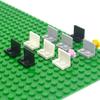 Figures Stand Base Plate 99207 Bracket 1x2 2x2 Inverted Building Blocks DIY Figure Standing Display Bracket Assemble Brick Toys