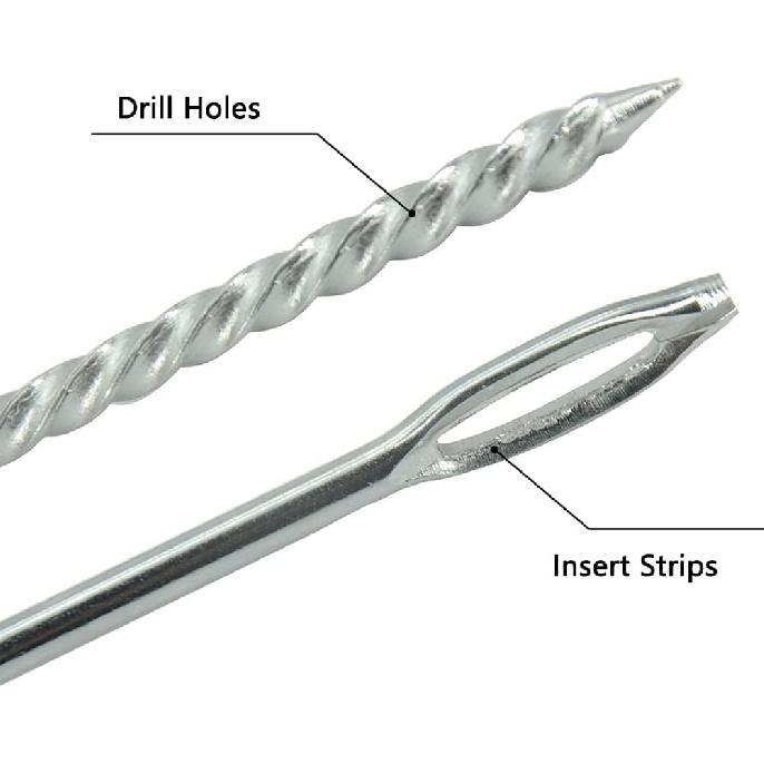 Tire Repair Kit, Steel Tire Repair Kit, Tire Repair Kit w/T-Handle Insert Tools, 4 Spare Probe Tool, And 1 L-Type Hex Tool