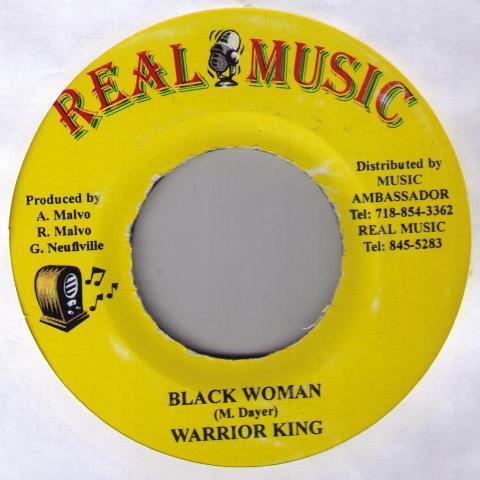 

7inch Record WARRIOR KING - Black Woman NONE Real Music 2002 Jamaica Reggae, Ska & Dub Used