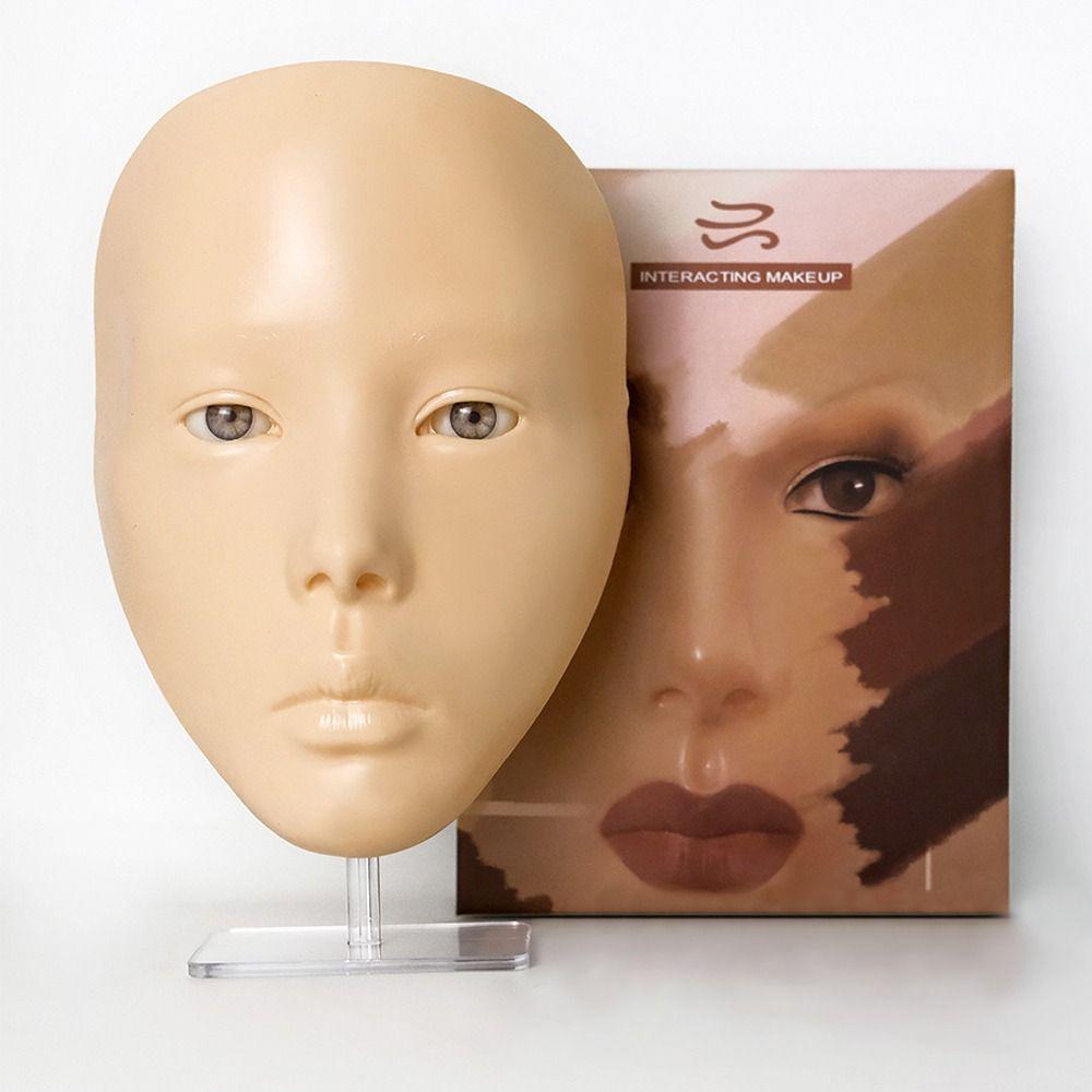 Göz Kapakları Makyaj Eğitim Panosu Makyaj Uygulaması Yüz Tahtası Makyaj Uygulamasına Mükemmel Yardım