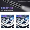 Endoscope 1080P HD Caméra d'inspection Industrielle IP67 avec écran IPS 2,4" Lumières LED Endoscope à Canal 8/5,5 mm (5.5mm)