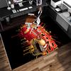 San Francisco 49ers LOGO Print Area Rug - Soft, Washable Non-Slip Indoor Mat for Office Chairs, Living Room, Home Office Decorative Rug