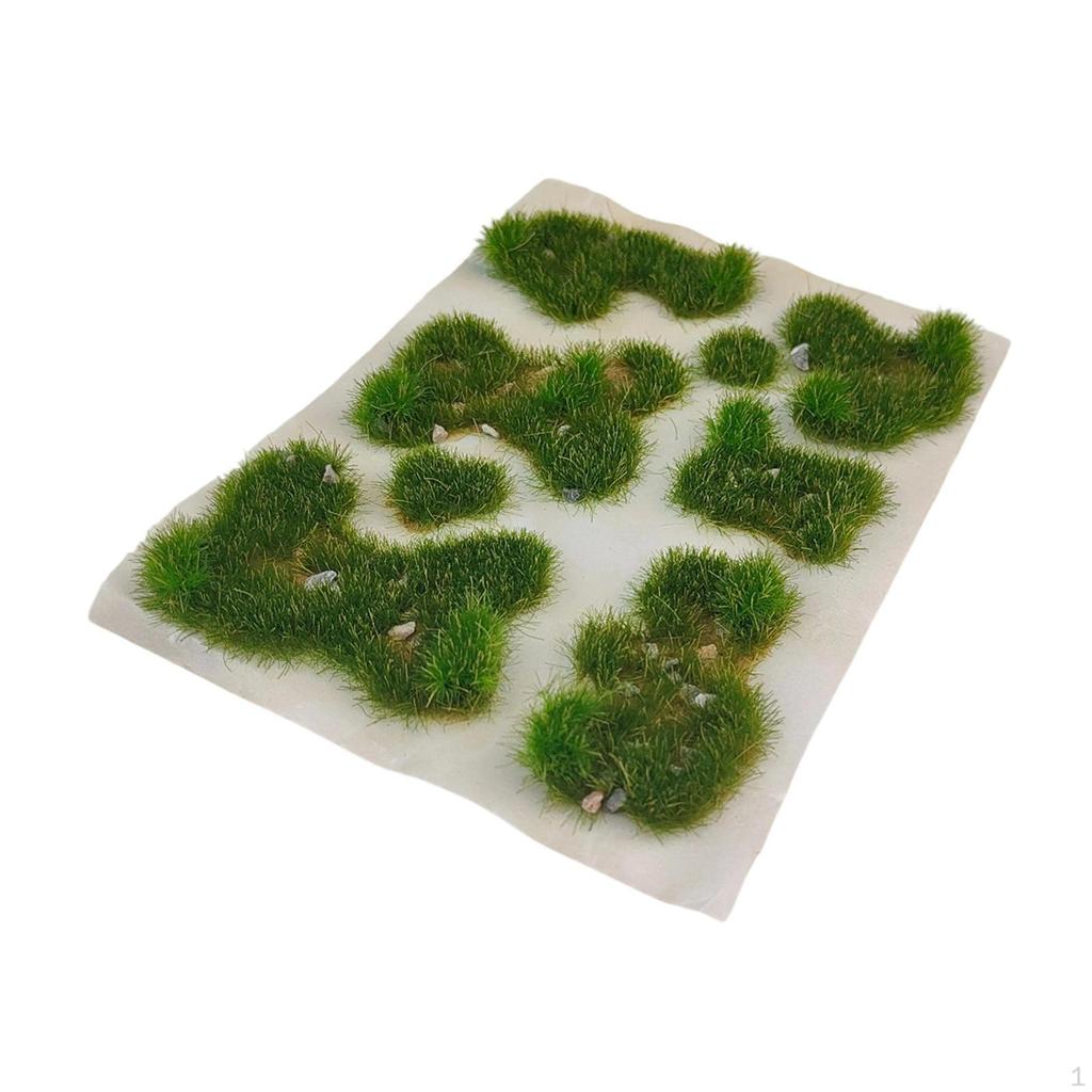 Grass Tufts Model Artificial Vegetation Groups DIY Ornaments Mini Landscape Simulation Cluster