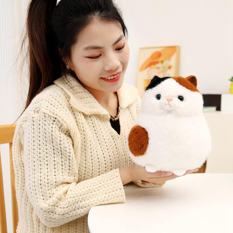 Cute Cute Chubby Kitten Doll Plush Toy Cat Doll Children's Company Soothing Doll