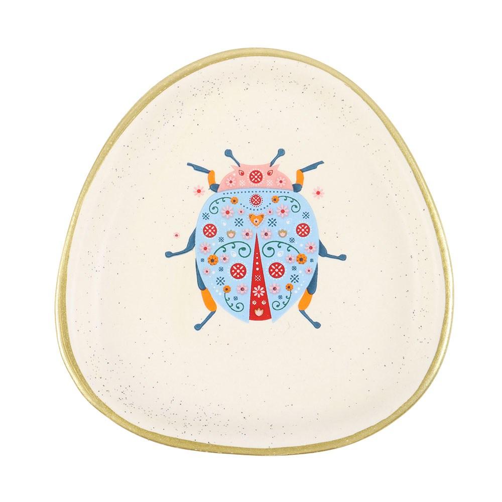 Something Different Floral Ladybird Trinket Dish
