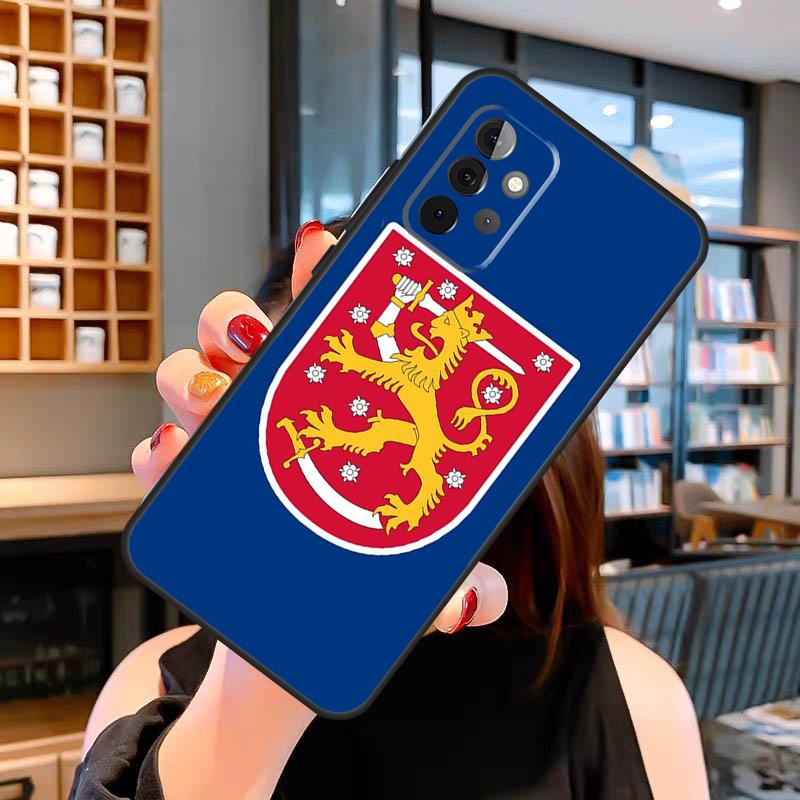 Finland Flag Case For Samsung Galaxy A06 A05 A16 A26 A36 A56 A53 A32 A52 A33 A13 A55 A35 A15 A14 A34 A54