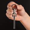 KeyUnity Titanium Keychain with 360° Rotating Connector, Non-Separable, KM13 Quick Release Key Ring, Lightweight, Compact, Rust-Resistant, Key Loss Pr