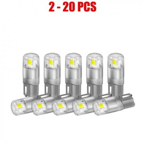 2-20PCS 194 2smd T10 168 Bulb Wedge Light Tail Parker Plate Interior Globe Dash 2PCS