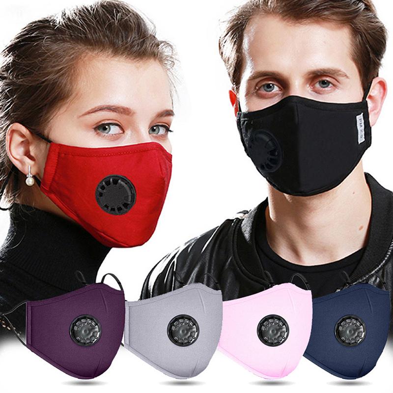 Anti-förorenings Pm2.5 Dammasker Tvättbara Och Återanvändbara Pluggbara Packning Bomull Unisex Rese Ppe Masker Bekväma Och Andningsbara