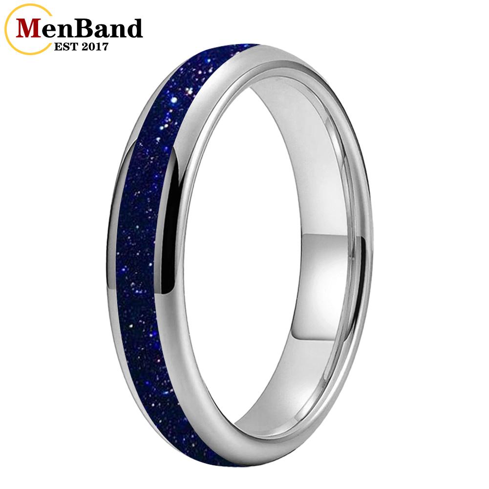 

Мужское обручальное кольцо 4/6/8 мм - Карбид вольфрама, измельченный песочник «Галактика», кольцо «Космос», унисекс, обручальное кольцо, кольцо-обещание для него 4
