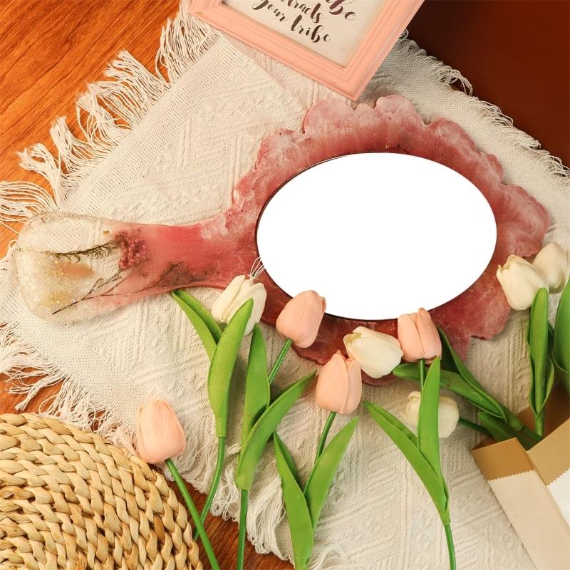 Sturdy Silicone Mould To Craft Glass Ornaments Portable Accessory for Candle Making and Plaster Craft Supplies