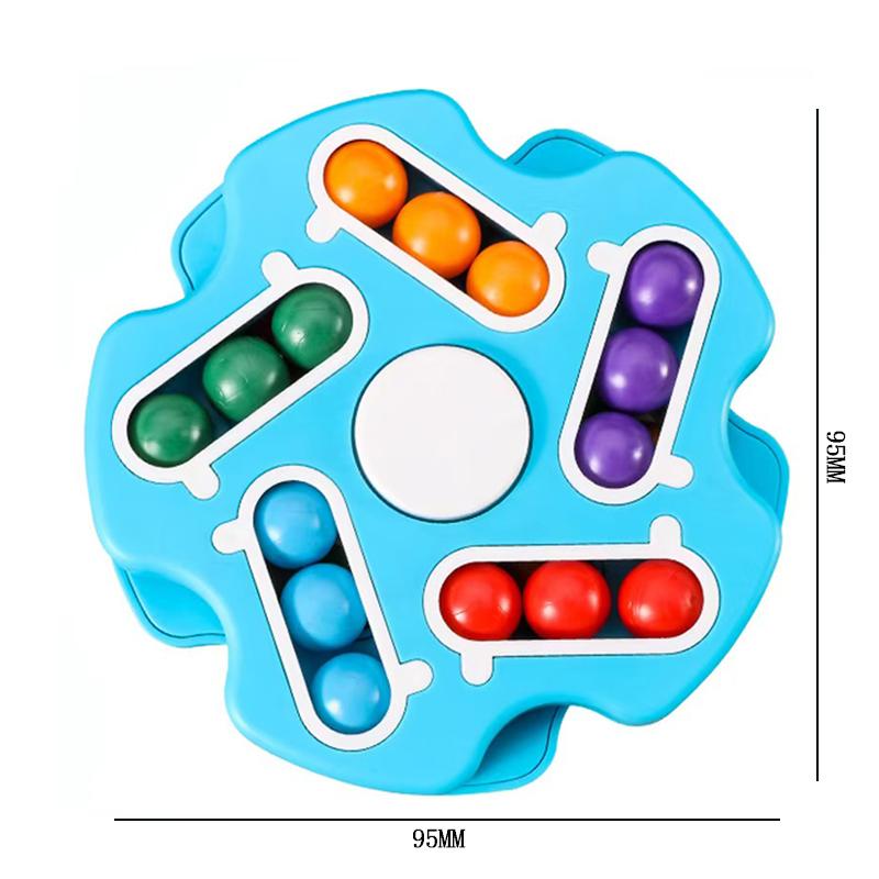 Toys Fidget Spinner Magic Bean Rotating Brain Teaser Education Puzzle Anxiety Stress Relief Gifts For Teenager Boys Girls