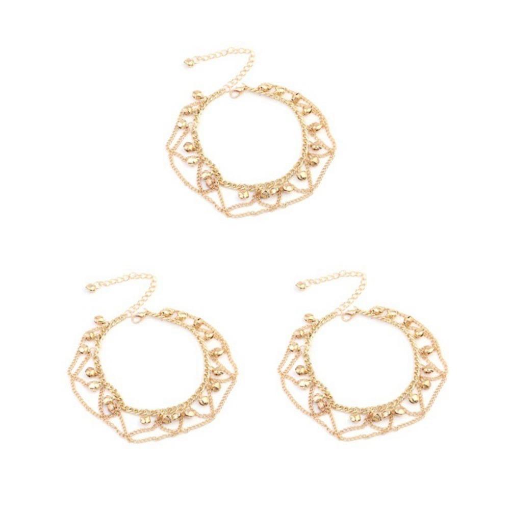 Cheap Bohemian Wave Fringe Punk Style Personalized Chain Anklet ...