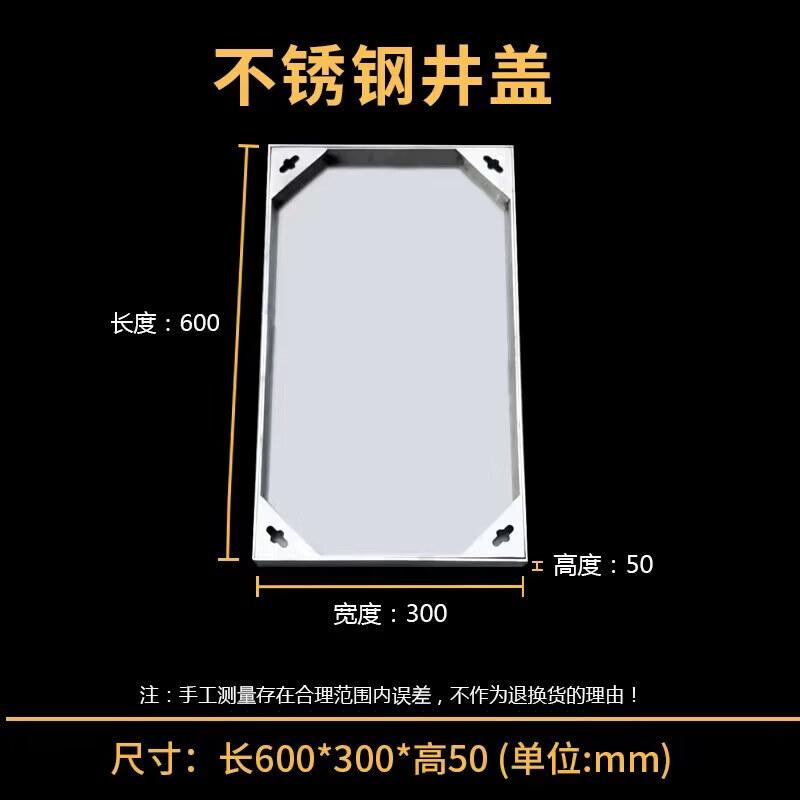 Stainless Steel Invisible Decorative Manhole Cover