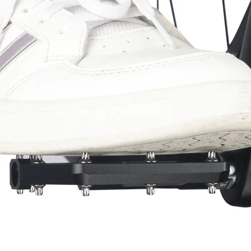 Lot de 10 Boulons Antidérapants pour Pédales de Vélo avec Jeu de Clés Décalées M4 Goujon en Acier Goupille Vis Set pour Pédales Hexagonales Vélo VTT Route