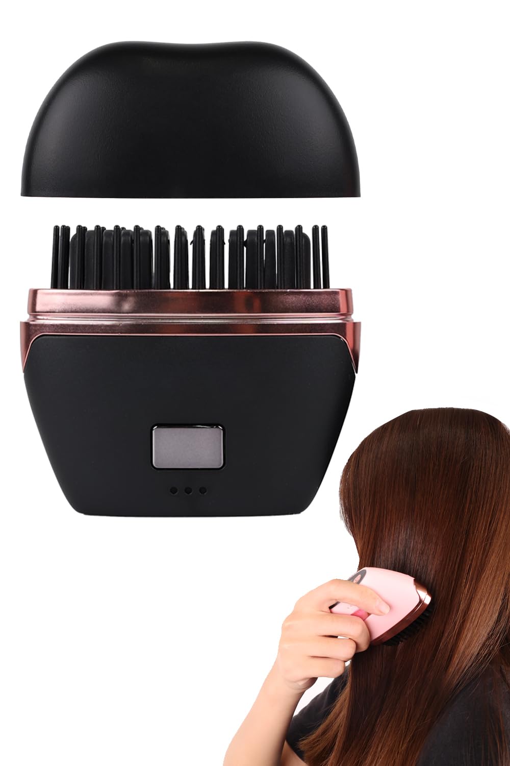 

Mini Heated Hair Cordless Pocket Heat Hairron Temperature Negative Ion Burn Automatic Power Lightweight Suitable for and Thick Hair [Rocotto] Iron, чорний