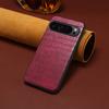 For Google Pixel 10/Pixel 10 Pro Case Crocodile Texture Design Leather Slim Back Cover