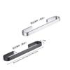 Jessite No-Drill Wall-Mounted Aluminum Towel and Slipper Rack