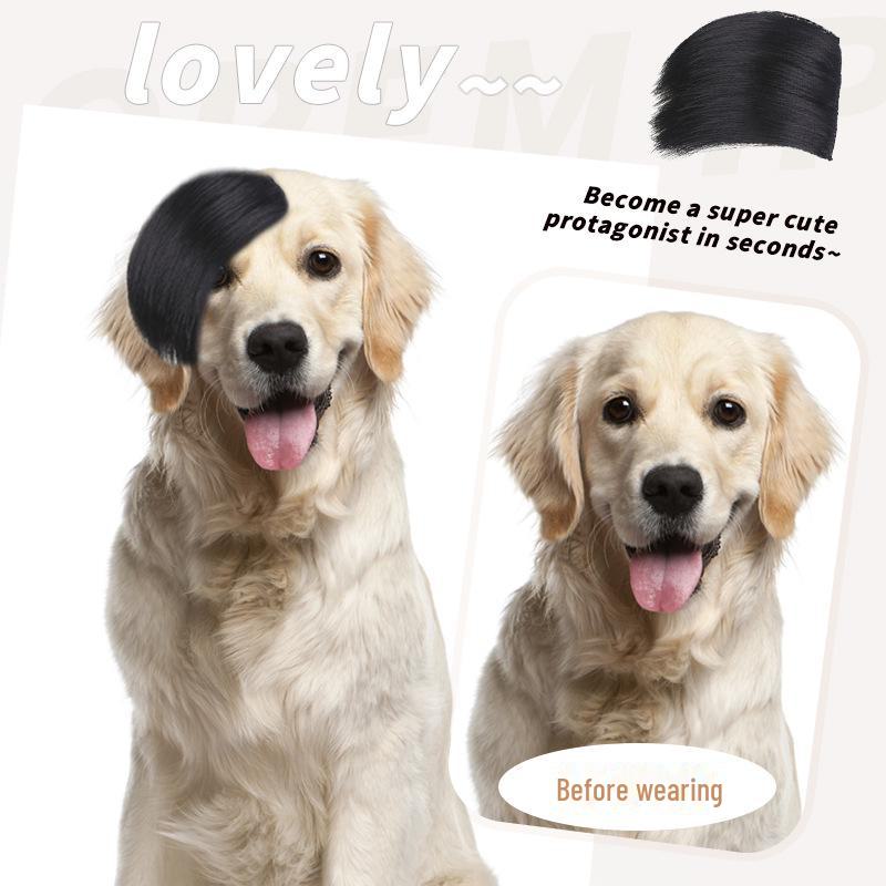 Universal Pet Costume Wigs - Funny Party Decor for Cats and Dogs