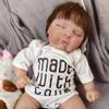 18 Zoll Reborn Babypuppe Silikon Vinyl Stoffkörperpuppe Fertig 3D Bemalte Haut Adern Kunstsammlungspuppe Geschenk Frühes Lernspielzeug